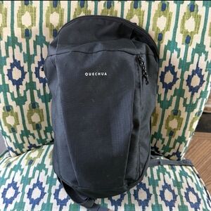 Quechua Decathon 10L Daypack Backpack Pockets School Hike Camp Outdoors Black